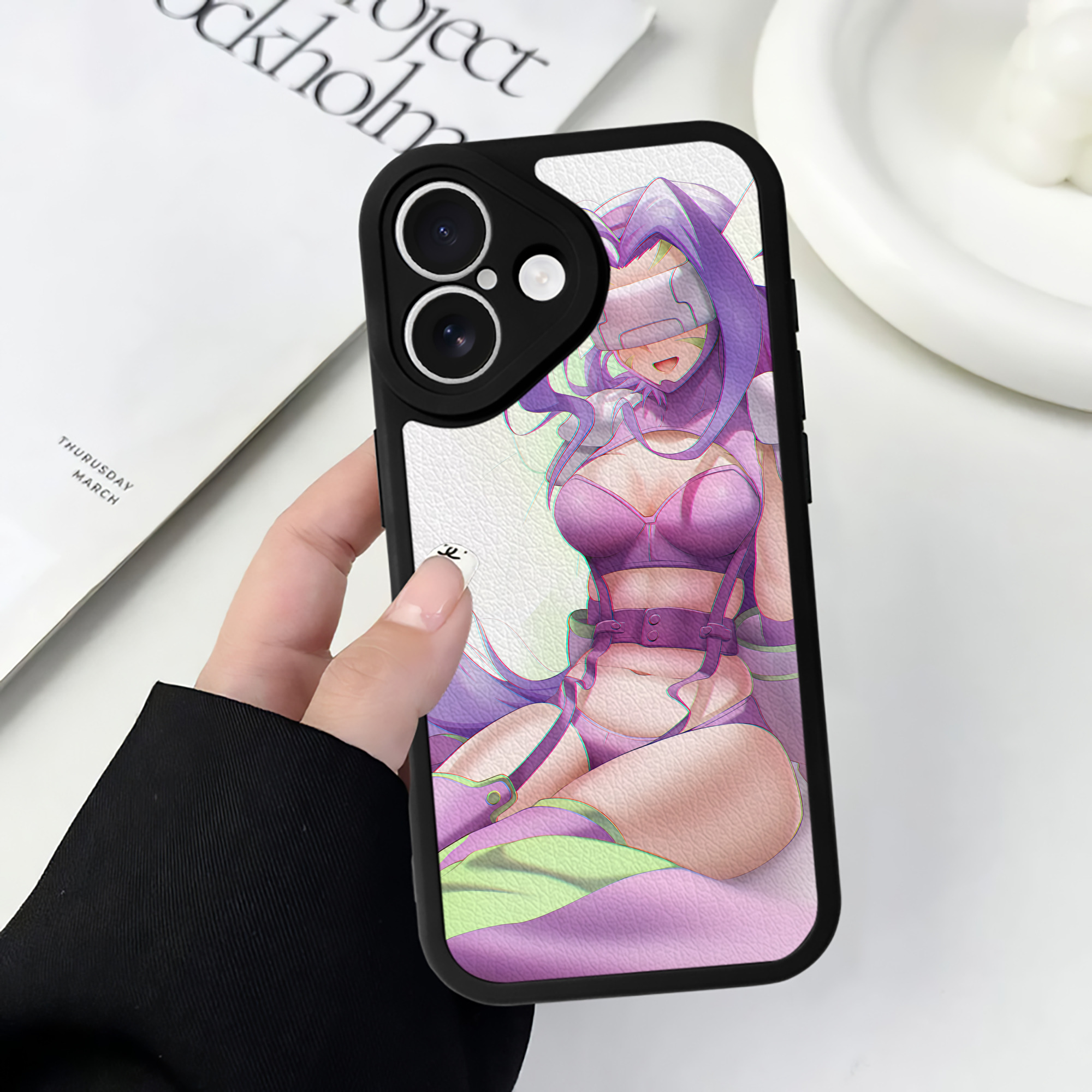 （画像用） Digimon デジタルモンスター/デジモン 【iPhone 16シリーズ対応】シリコンスマホケース（レザー調） 材質：シリコン